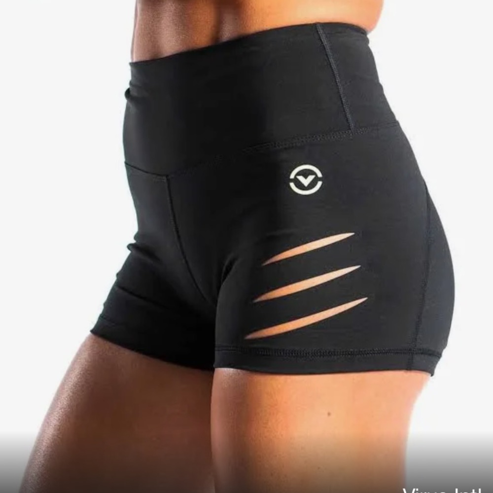 Virus International Black Victory Tech Shorts Size Small